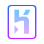 gradient style heroku icon