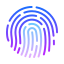gradient style touch id icon
