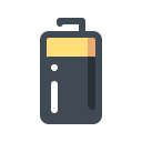 pastel color style battery icon