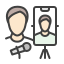 vlogger icon