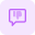 negative comment icon