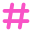 hashtag icon