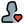 Favorite user profile picture with heart logotype icon