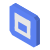 isometric color style maximize window icon
