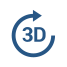 3d drehung icon