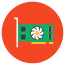 placa gráfica icon