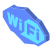 isometric color style wi fi logo icon