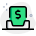 Online money transfer icon