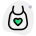 Newborn baby bib for eating and other purpose icon