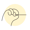 handsy style horizontal line icon