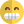 Happy reaction with teeth out visible smile icon