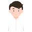 man thailand traditional groom asian wedding icon