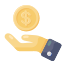 Esterno-Hand-Holding-Coin-business-smashingstocks-flat-smashing-stocks icon