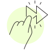 handsy style 빨리 감기 icon