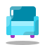 arcade style sofa icon