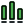 Sound bass interface with bar presentation layout icon