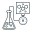 química externa-educação-e-e-learning-linhas-modernas-kalash icon