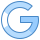 blue ui style 구글 로고 icon