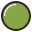 retro style filled circle icon