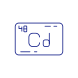Chemical Element Cadmium icon