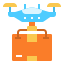 drone delivery icon