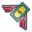 external-lose-casino-flaticons-lineal-color-flat-icons icon