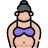 fat female icon