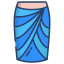 drape skirt icon