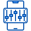 external-controller-smartphone-application-xnimrodx-blue-xnimrodx icon