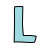 doodle style l icon