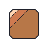 color hand drawn style dry in shade icon