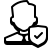 badges style insurance agent icon