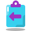 Assignment Return icon