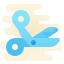 cute clipart style tijeras quirúrgicas icon