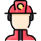 Uomo vigile del fuoco icon
