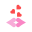外部キスバレンタインデーフラットアモグデザイン icon