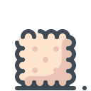 pastel color style 크래커 icon