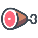 pastel color style gammon icon