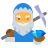 color style grandpa climber icon
