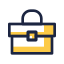 vista frontal del bolso icon