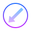 gradient style 아래 동그라미 왼쪽 icon