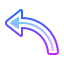 gradient style left 2 icon