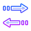 gradient style sortierungspfeile horizontal icon