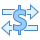 blue ui style cashflow icon