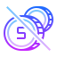 gradient style kein bargeld icon
