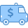 blue ui style coche de encashment icon