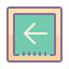 cute color style 왼쪽 제곱 icon