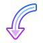 gradient style runter 3 icon