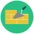 infographic style 짓다 icon