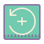 cute color style drehen icon